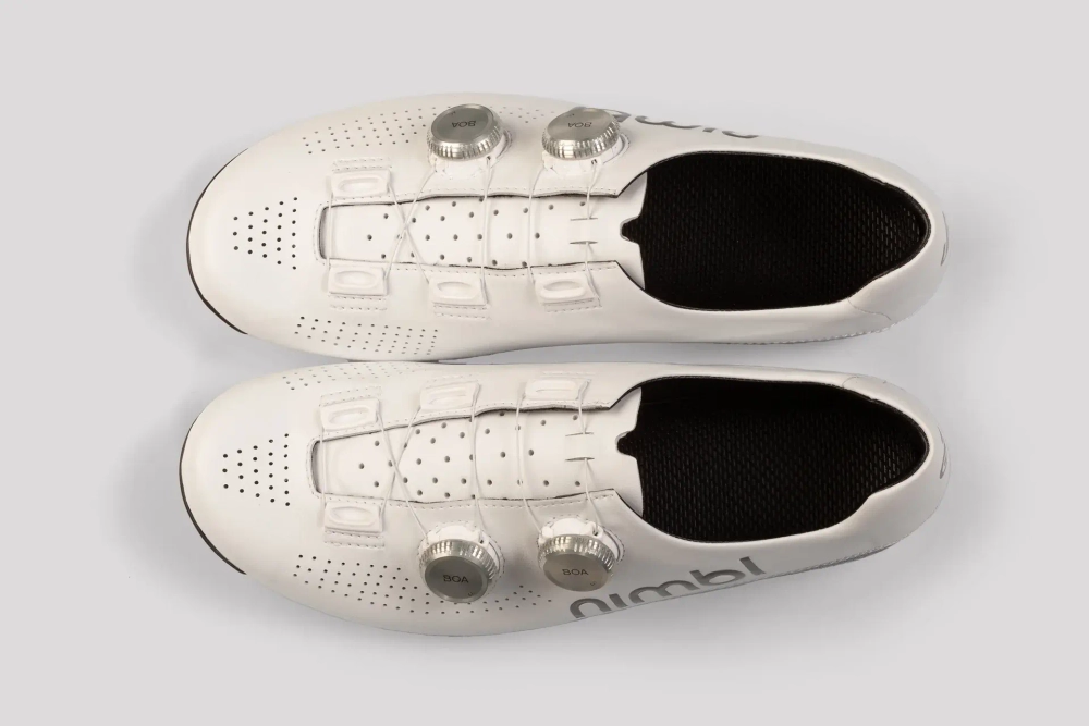 Велотуфли шоссейные Nimbl Ultimate white-silver