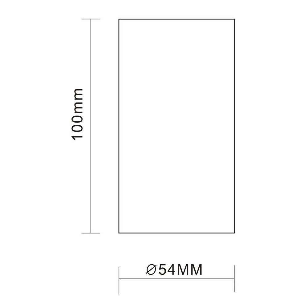 ST110.507.01 Светильник потолочный Белый GU10 1*50W  D54xH100 220V Без ламп