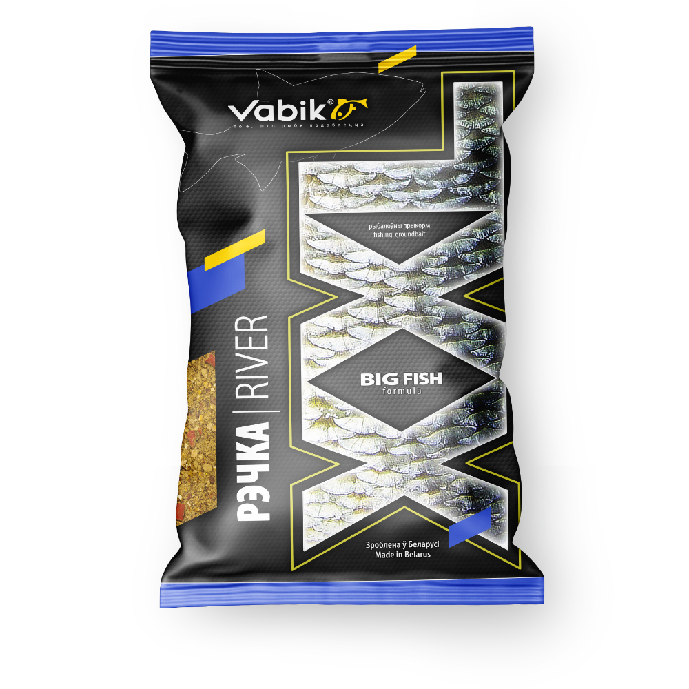 Прикормка Vabik XXL Река (жёлто-бежевая) 1кг