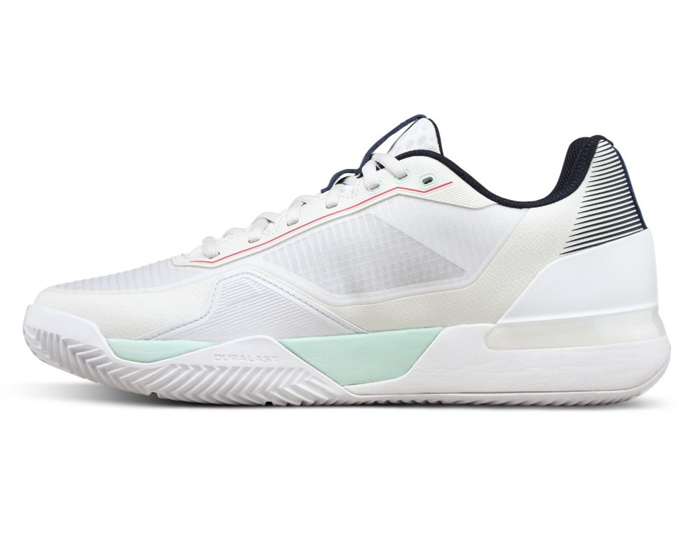 Теннисные кроссовки Wilson Rush Tour 5 Clay - white/bay/fiery core