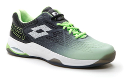 Мужские кроссовки теннисные Lotto Superrapida 100 M - green apple/neo/all white/all black