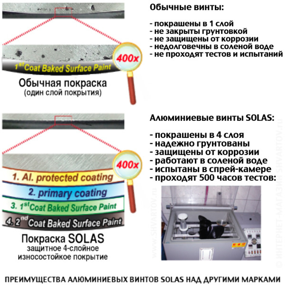 Винт гребной 3011-085-09