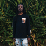 Толстовки Stussy Great Outdoors Ls Tee T, 1994492-BLACK