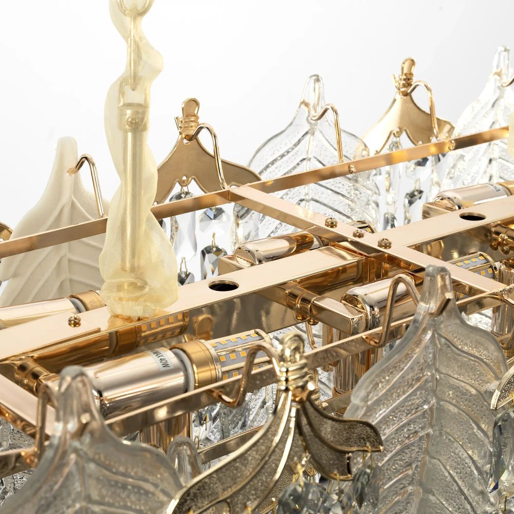 Citilux Darby CL309272 Люстра хрустальная подвесная Золото