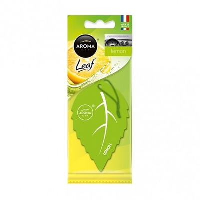 AROMA CAR Ароматизатор картонный LEAF AROMA CAR Lemon