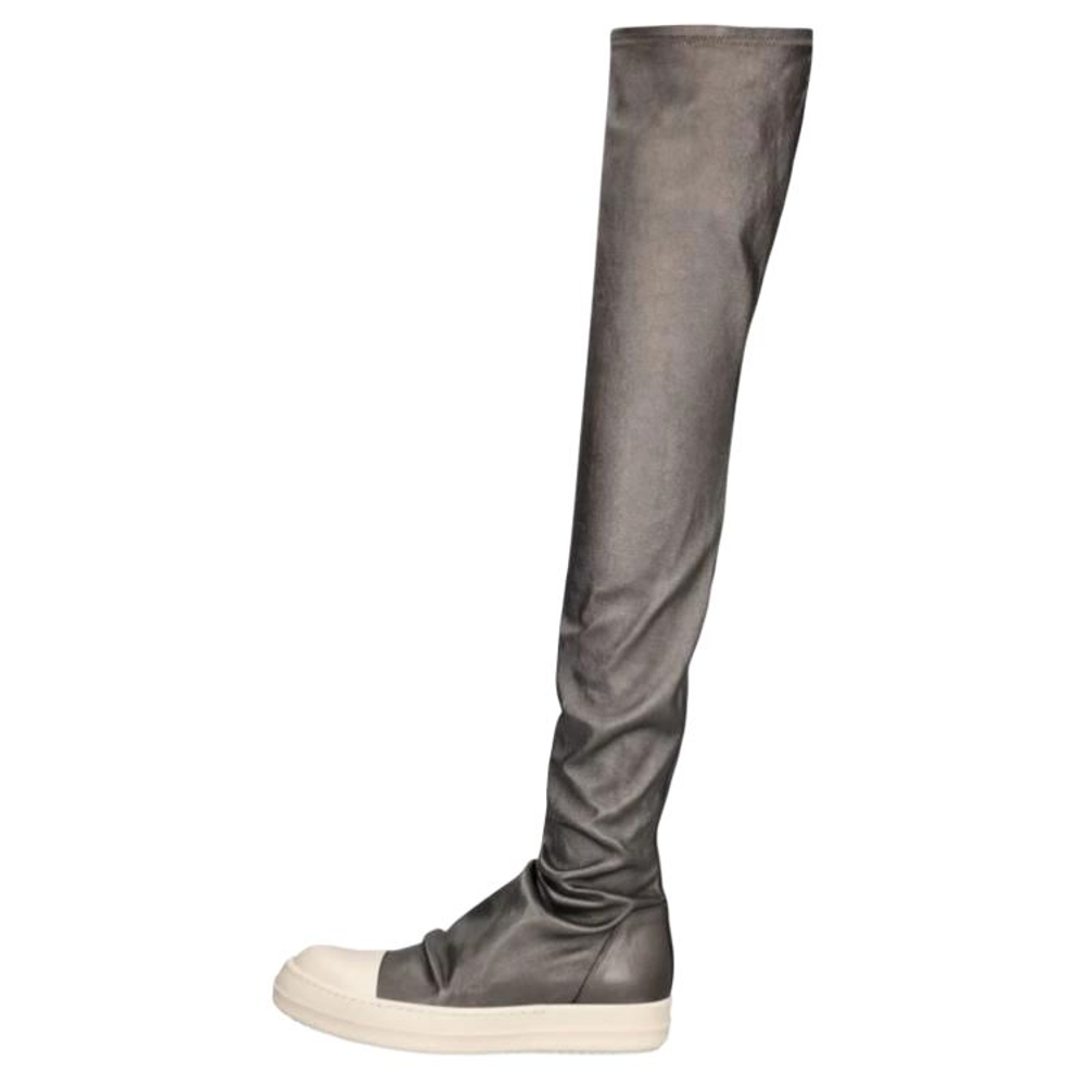 RICK OWENS/RO Over the knee Boots Women"s Gray