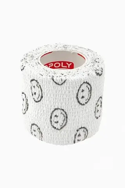 Лента-пластырь для гетр Copoly 5см x 4,5м - белый