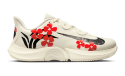 Женские Кроссовки теннисные Nike Zoom GP Turbo HC Osaka - coconut milk/black/team orange