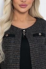 Платье Грэйс НЬЮ (черно-бежевое) П12375-18 LT Collection