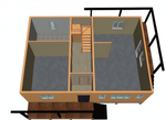 Каркас дома 10 x 11 м