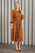 51508 Платье женское (карамельный мультиколор)