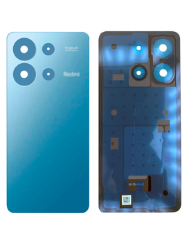 Задняя крышка для Xiaomi Redmi Note 13 4G cиняя (Ocean blue) без стекла камеры