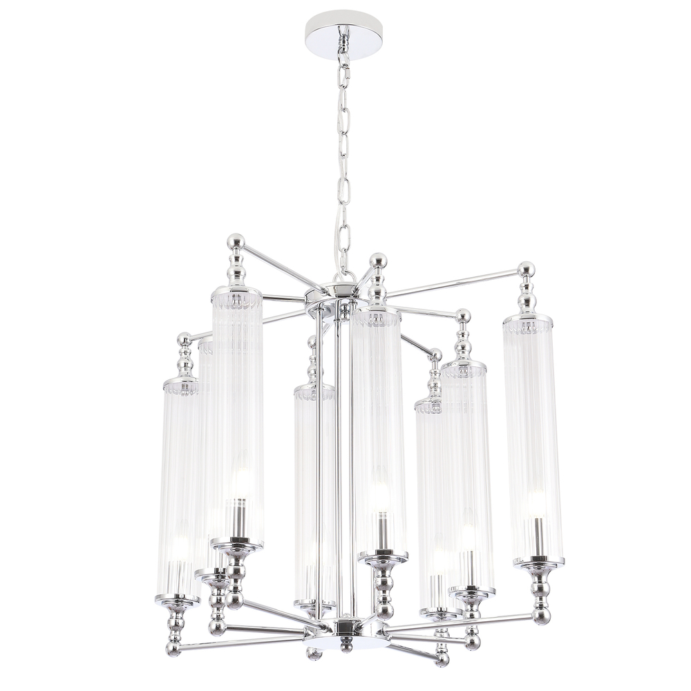 Люстра Crystal Lux TOMAS SP8 D650 CHROME
