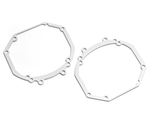 Переходные рамки для Toyota RAV 4 III (2005-2010)/Auris 2006-2012/Nissan X-Trail II (T31) (2010-2015)/Subaru Impreza GE GH (2007 - 2011)/Daewoo Nexia II (N150) (2008-2016)/Renault Koleos 13-16 под модуль Hella 3R/Hella 3/Hella 5R (Комплект, 2шт)