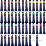 Краски акриловые художественные, НАБОР 60 штук, 49 цветов, в тубах по 22 мл, BRAUBERG ART CLASSIC, 192246