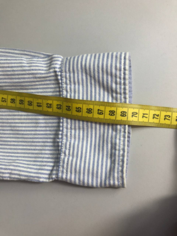 Рубашка Dressmann в полоску, маркировка L, визуально 50 размер