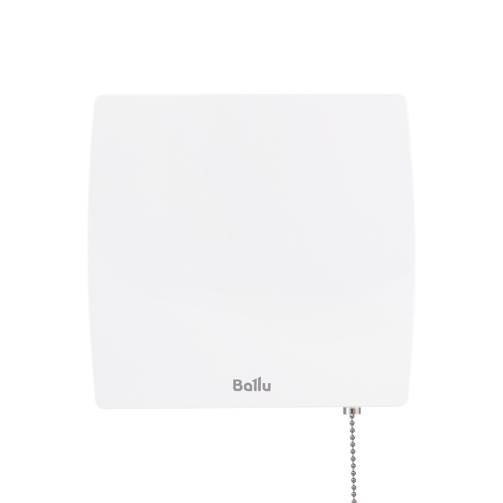 Вентилятор вытяжной Ballu BAF-SL 100 VP с обратным клапаном и тяговым выключателем