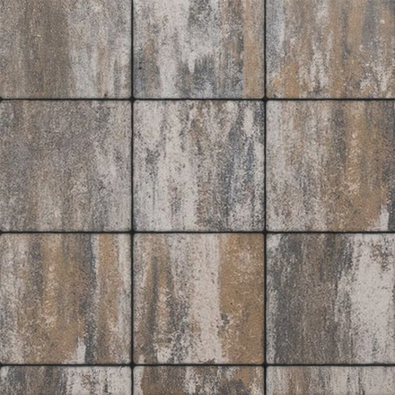 Тротуарная плитка КВАДРАТ 300х300 мм - Листопад гладкий Песчаник