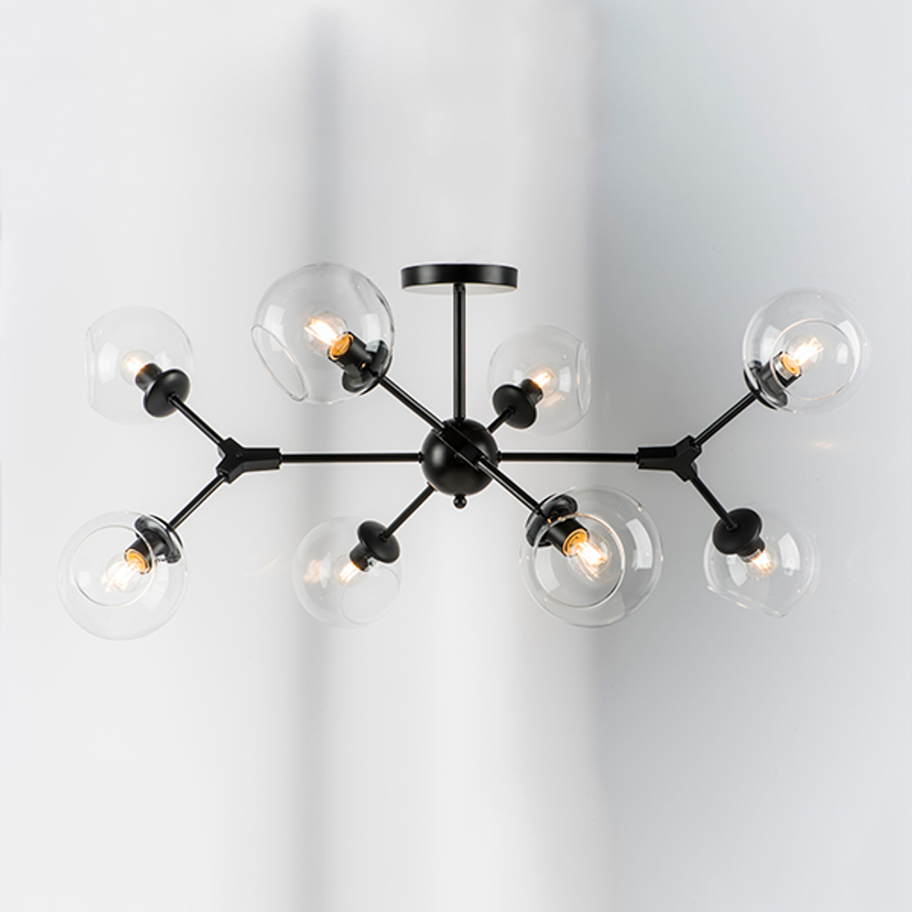 785087 Люстра BETA 8x40W E27 ЧЕРНЫЙ