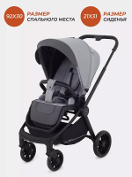 Детская прогулочная коляска Rant basic Energy Grey 2024
