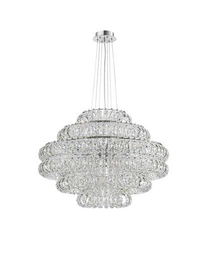 E91-ф800*H570(1200) CHROME (1) Люстра (в 2-х коробках) NW