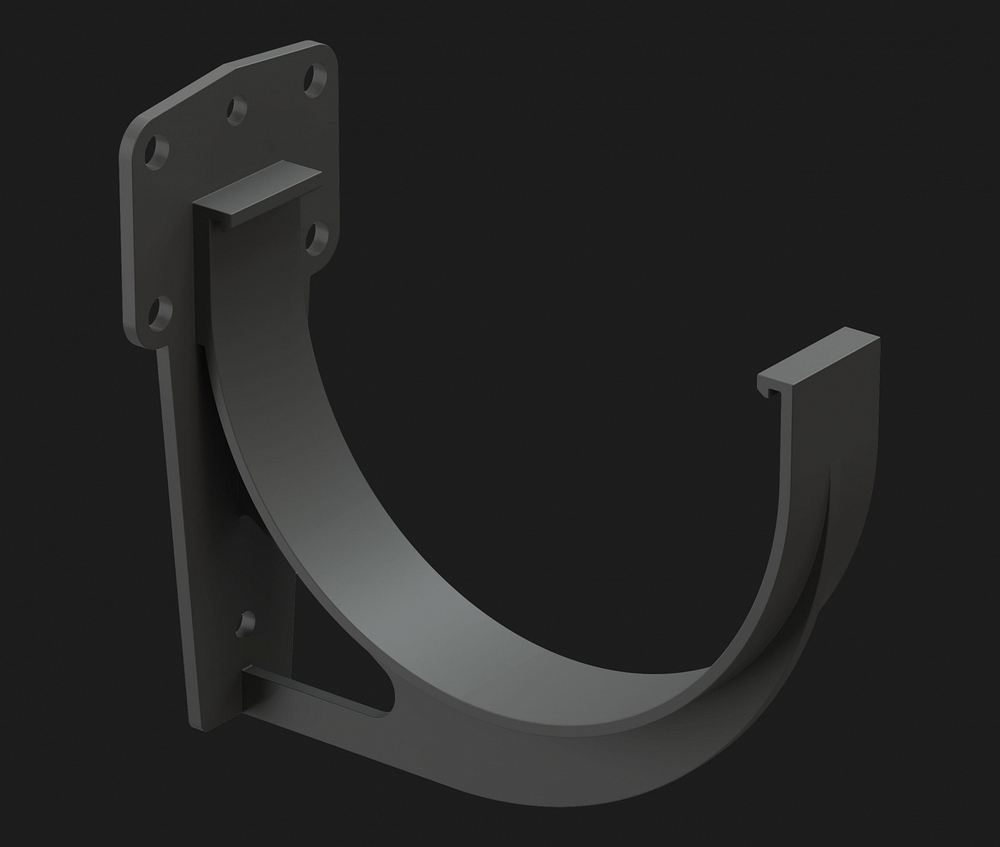 Döcke PREMIUM Кронштейн желоба (Графит)