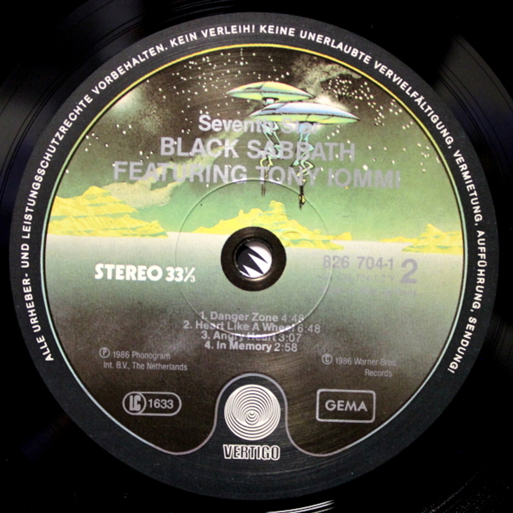 Black Sabbath Featuring Tony Iommi / Seventh Star (LP)