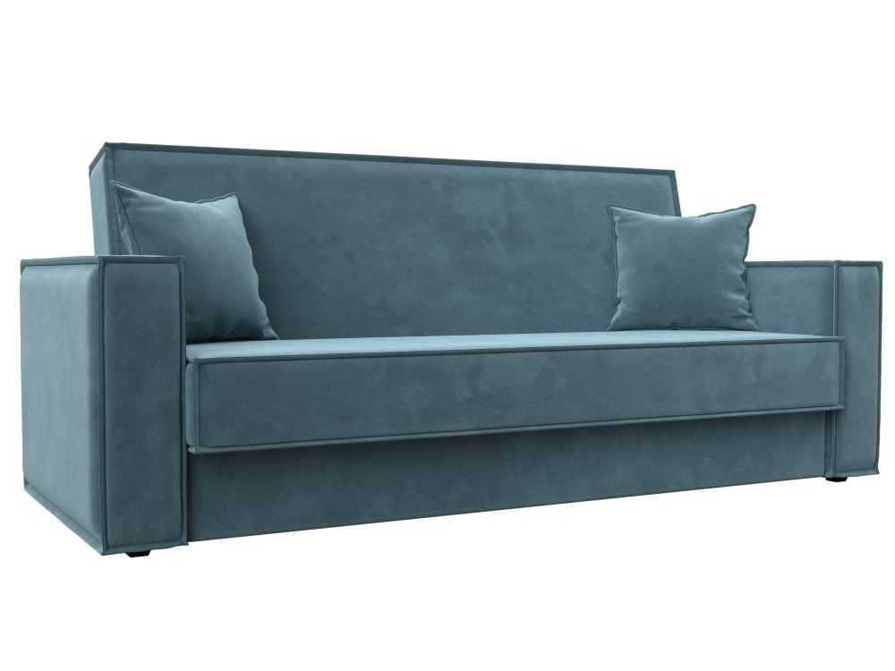 Диван-книжка Куба, Бирюзовый, Велюр, 122040