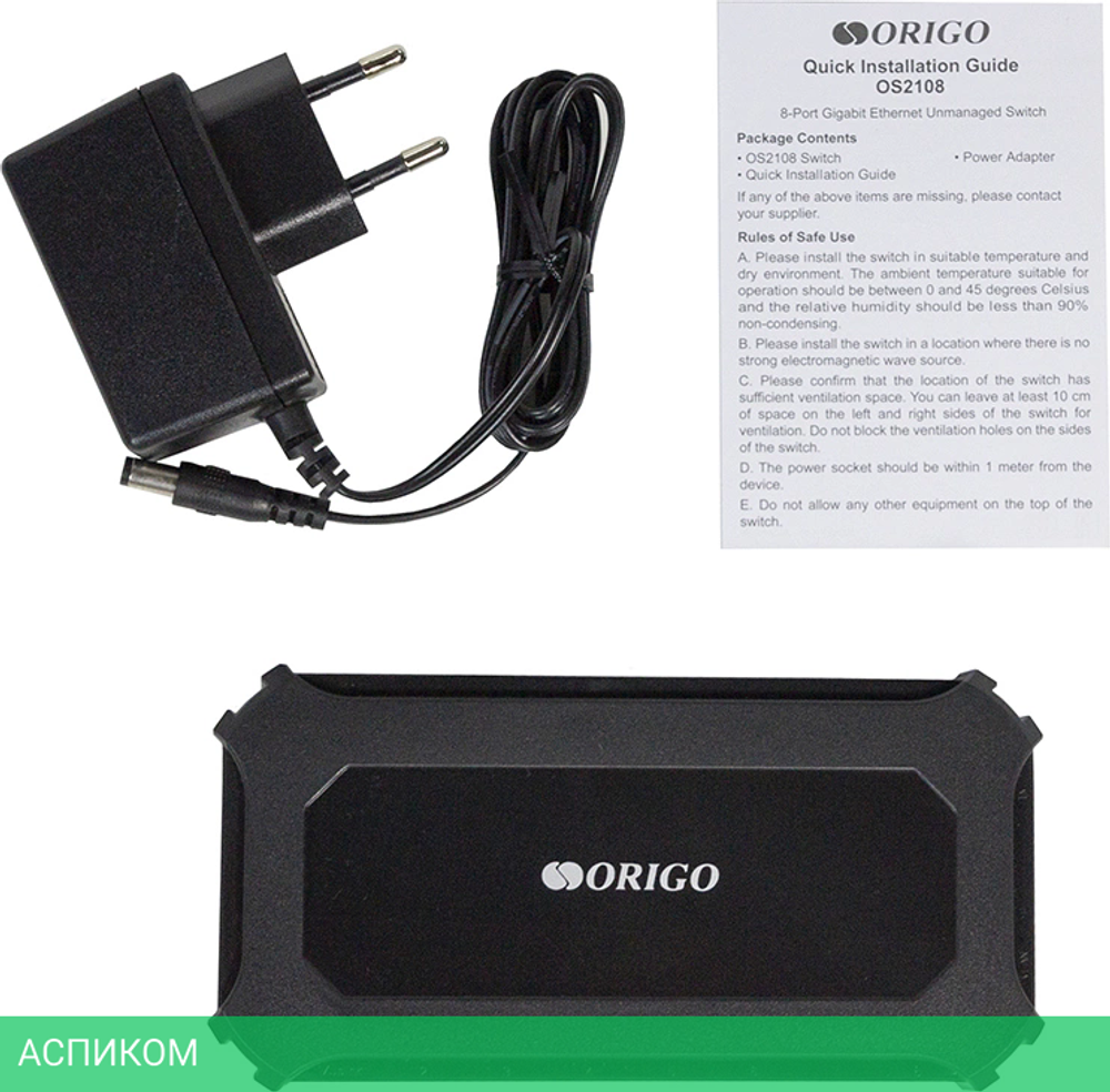 Коммутатор Origo OS2108/A1A