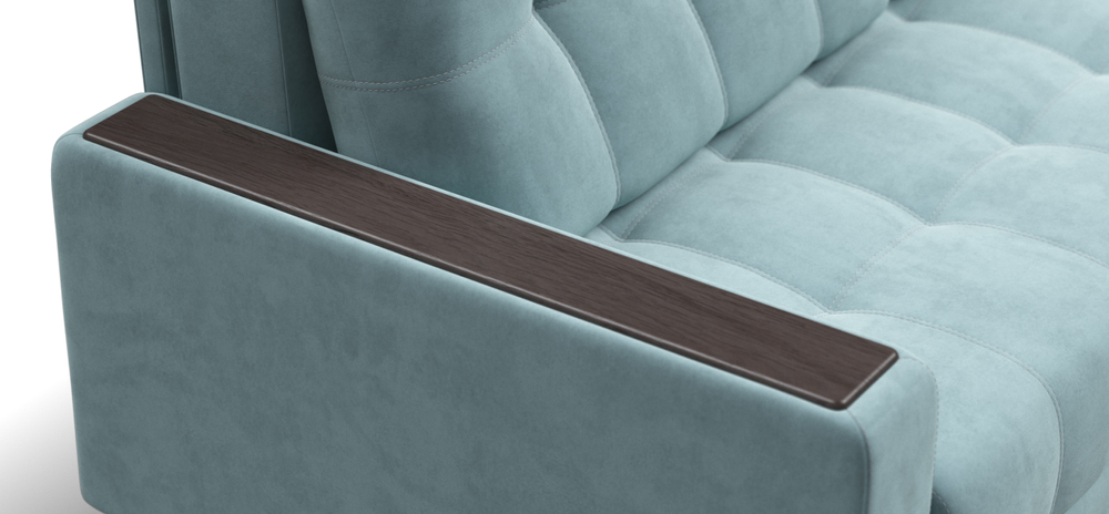 Диван Босс Велюр Монолит аква