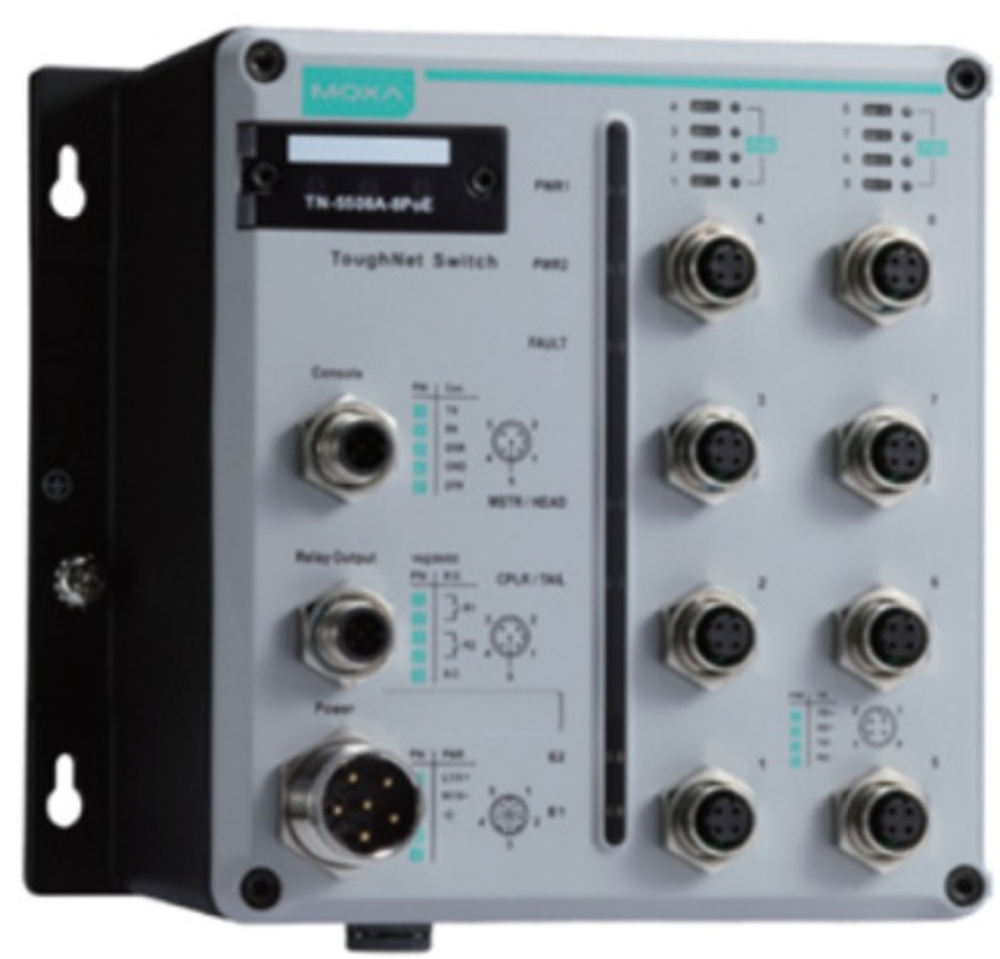 Коммутатор управляемый MOXA TN-5508A-8PoE-WV-CT-T