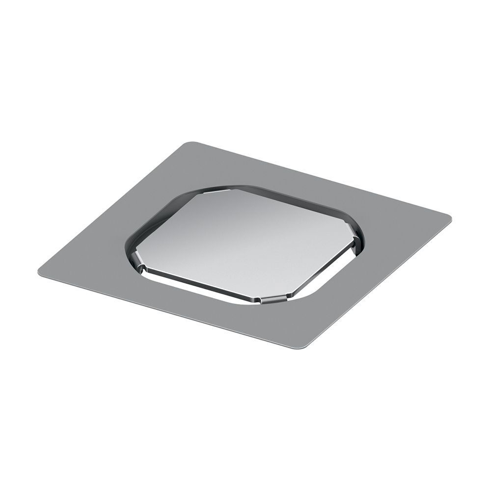 Основа для плитки TECEdrainpoint S, 100 мм, из нержавеющей стали, без рамки, 3660016