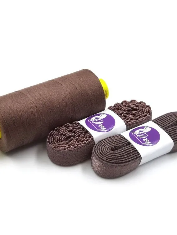 738 740/10 Бретель глянец Lauma 10 мм, перец 738