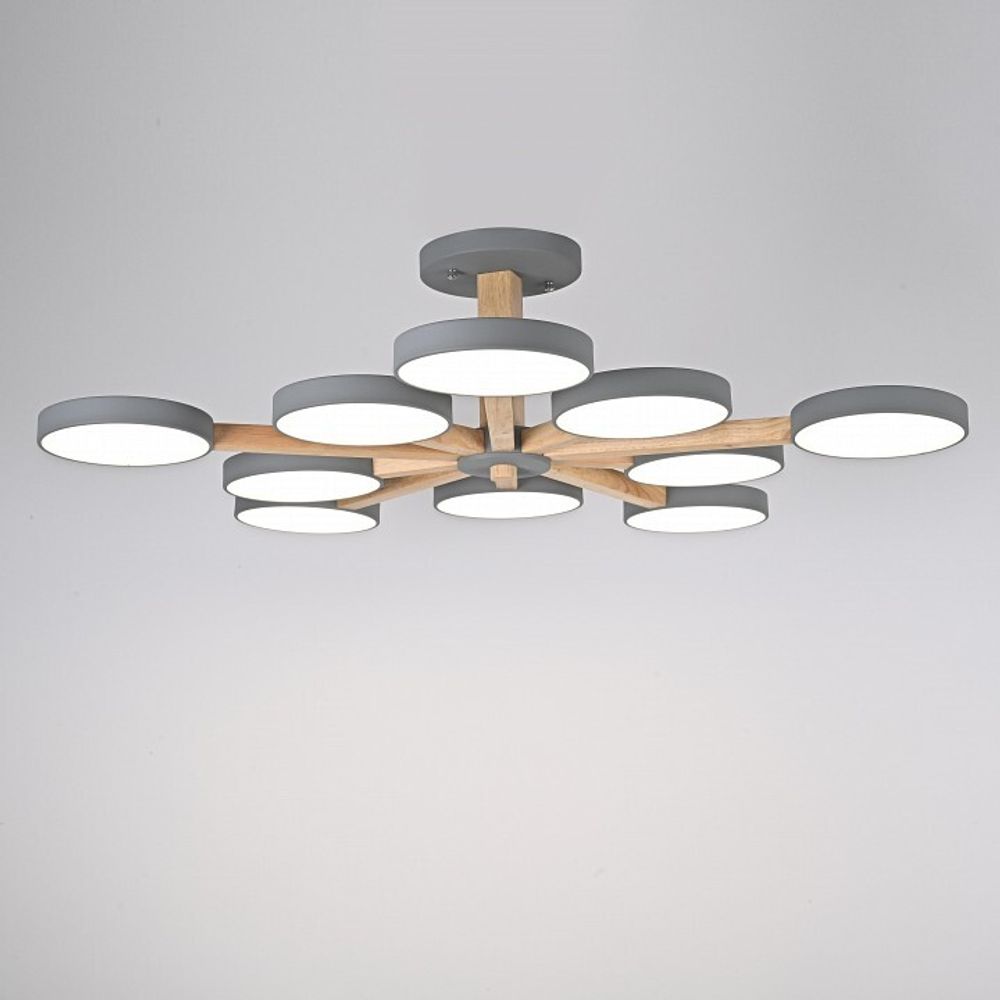 Люстра на штанге Imperiumloft TURNA Gray TURNA-B01