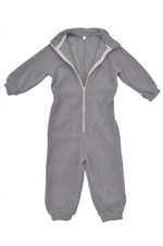 Комбинезон флис, р.134 "однотон." (бол.) серый (Rusland) А 57-19
