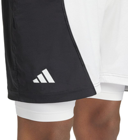 Мужские теннисные шорты Adidas Shorts and Inner Tights Set - разноцветный
