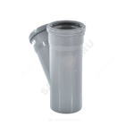 Тройник PP-H серый BASE Дн 40х40х45гр б/нап в/к VALFEX 22040040