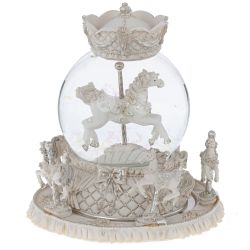GAEM Фигурка декоративная в стекл шаре "Карусель" (ключ,муз, движ), D 10 см, L15 W15 H17,5 см