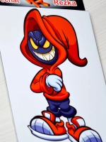 Большая наклейка - Монстр