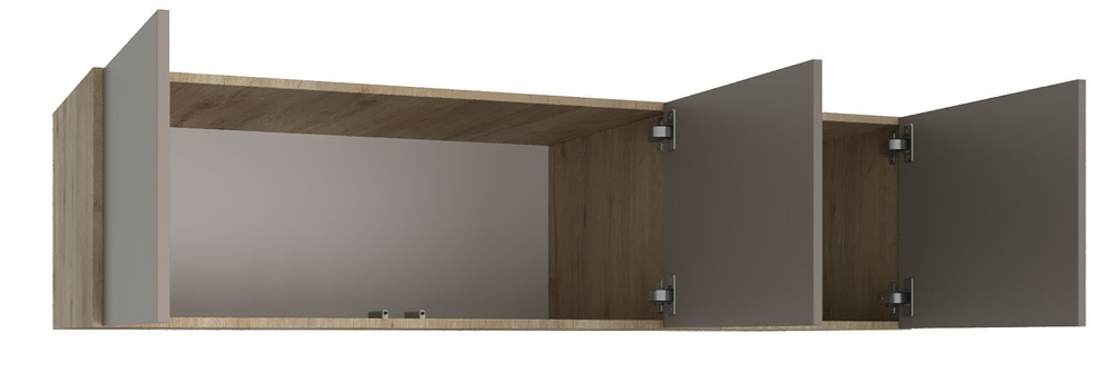 Антресоль на 3 дверный шкаф Сиэтл, бежевый