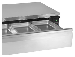 Стол-тумба холодильный комбинированный TEFCOLD UNI-DRAWER UD2-3