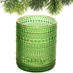 Подсвечник «Хрустальный блеск» 8,5*10 см, Изумруд