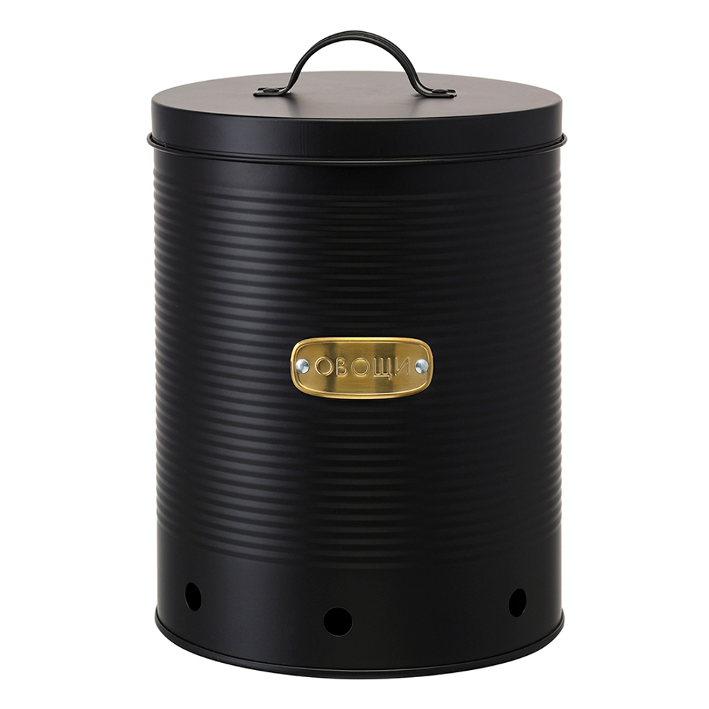 Банка для хранения овощей 18х18х25.5см Smart Solutions Irmel графит