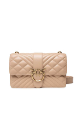 CLASSIC LOVE BAG ICON V QUILT MIX - beige