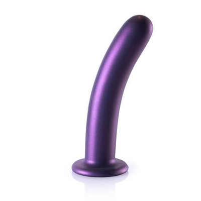 Фиолетовый фаллоимитатор Smooth G-Spot - 17,7 см. (Цвет: фиолетовый)