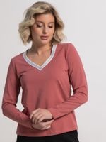 Блуза с кантом Либерти (терракотовая) Б15263-50М LT Collection