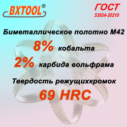 Полотно ленточной пилы SVOGER 3350х27х3/4 М42 столярское полотно