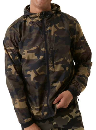 Мужская теннисная кофта Björn Borg Borg Wind Jacket - camo