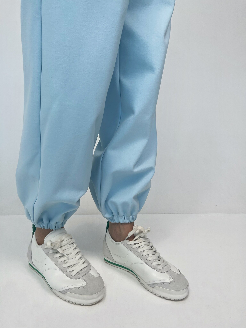 Костюм с поло голубой 9