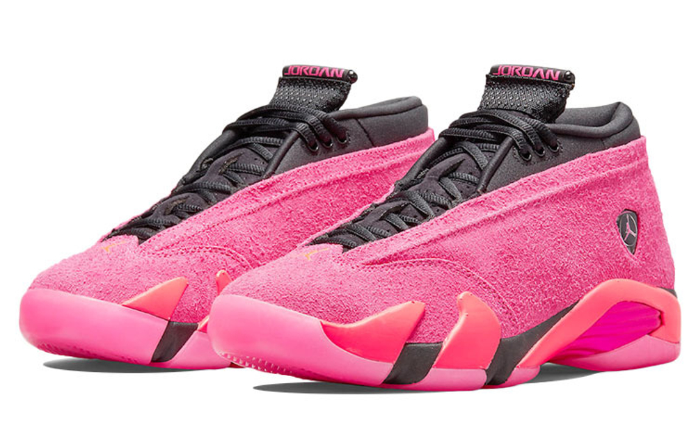 Кроссовки Jordan Air Jordan 14 Retro Low "Shocking Pink" (Женская размерная сетка)